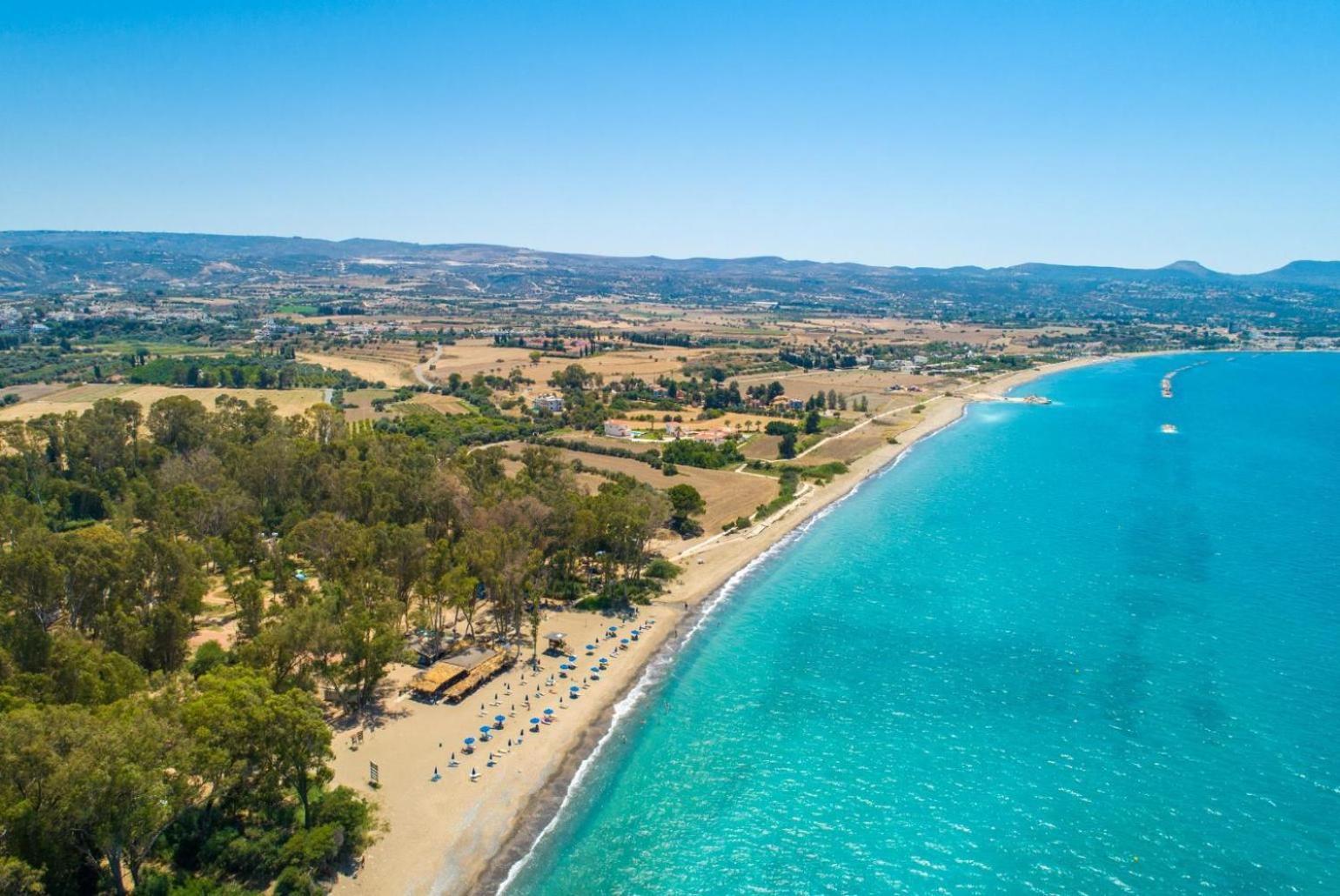Sun Beach Villa Tria Полис Экстерьер фото