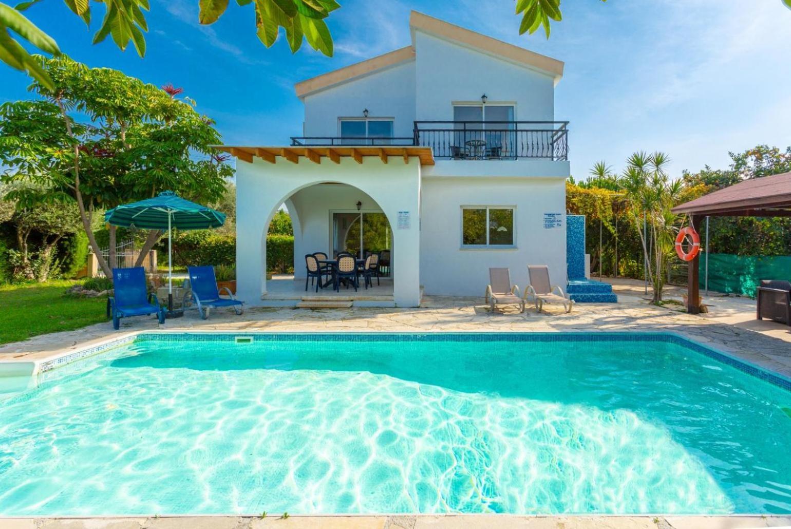 Sun Beach Villa Tria Полис Экстерьер фото